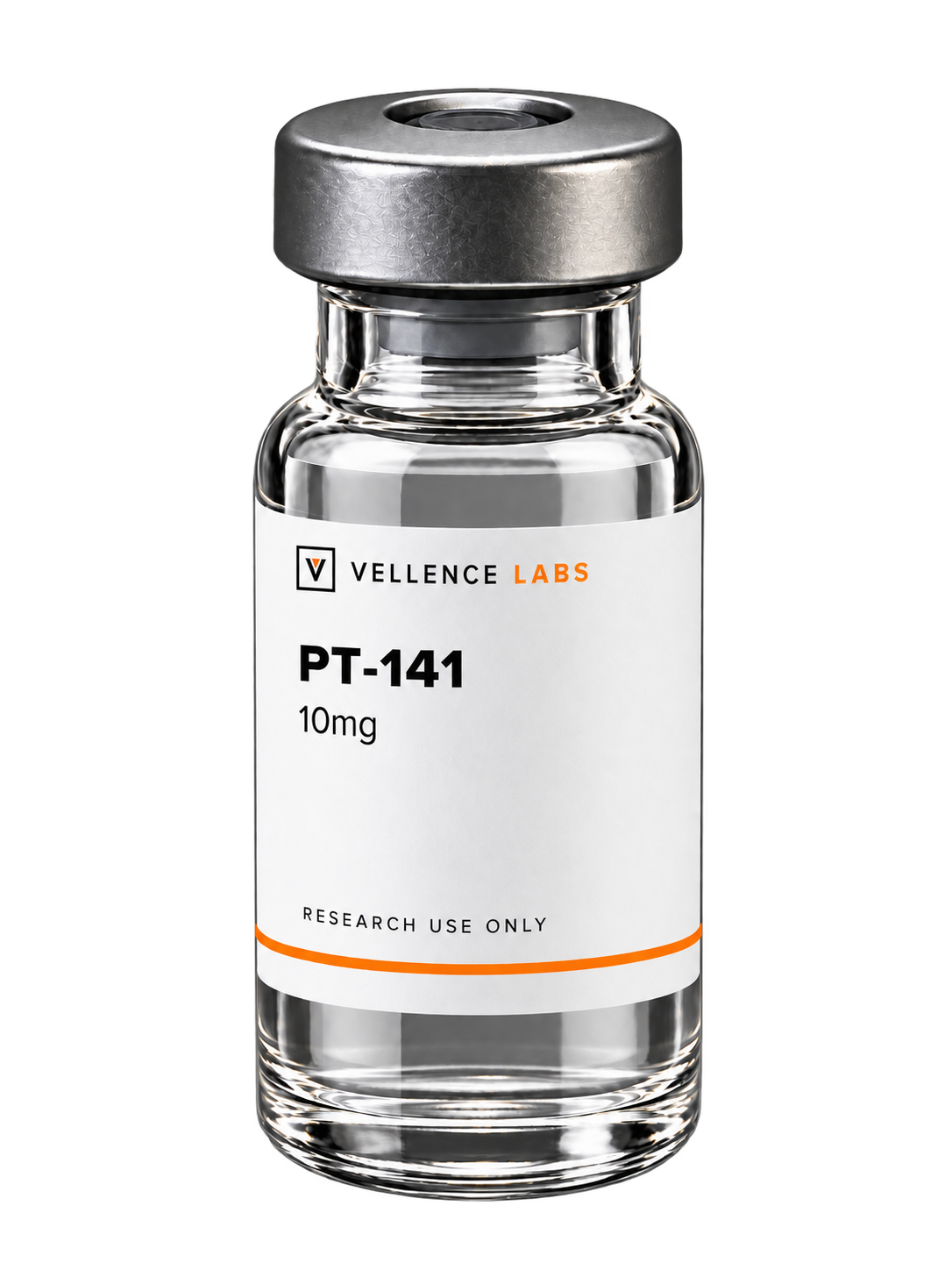 Vellence Labs PT-141 10mg research vial, research use only