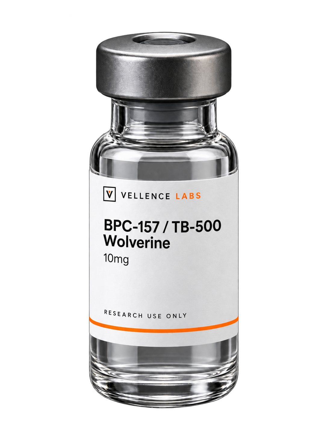 Vellence Labs BPC-157 / TB-500 Wolverine 10mg research vial, research use only