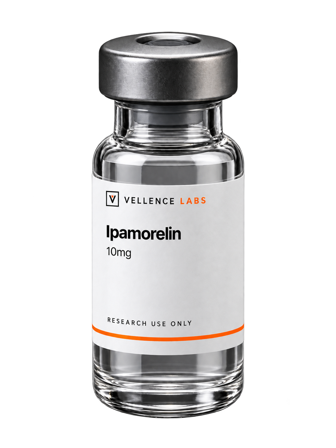 Vellence Labs Ipamorelin 10mg research vial, research use only