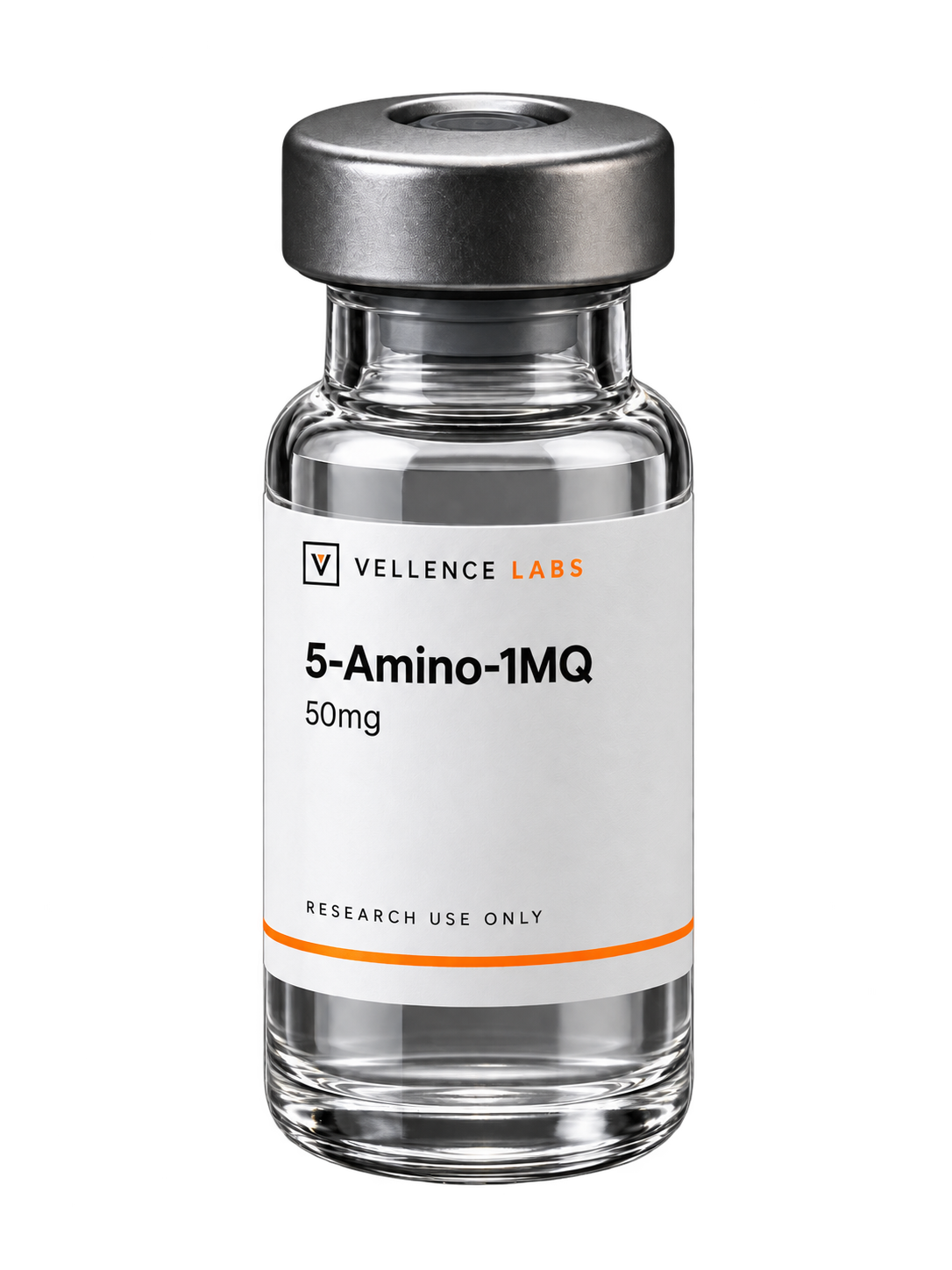 Vellence Labs 5-Amino-1MQ 50mg research vial, research use only