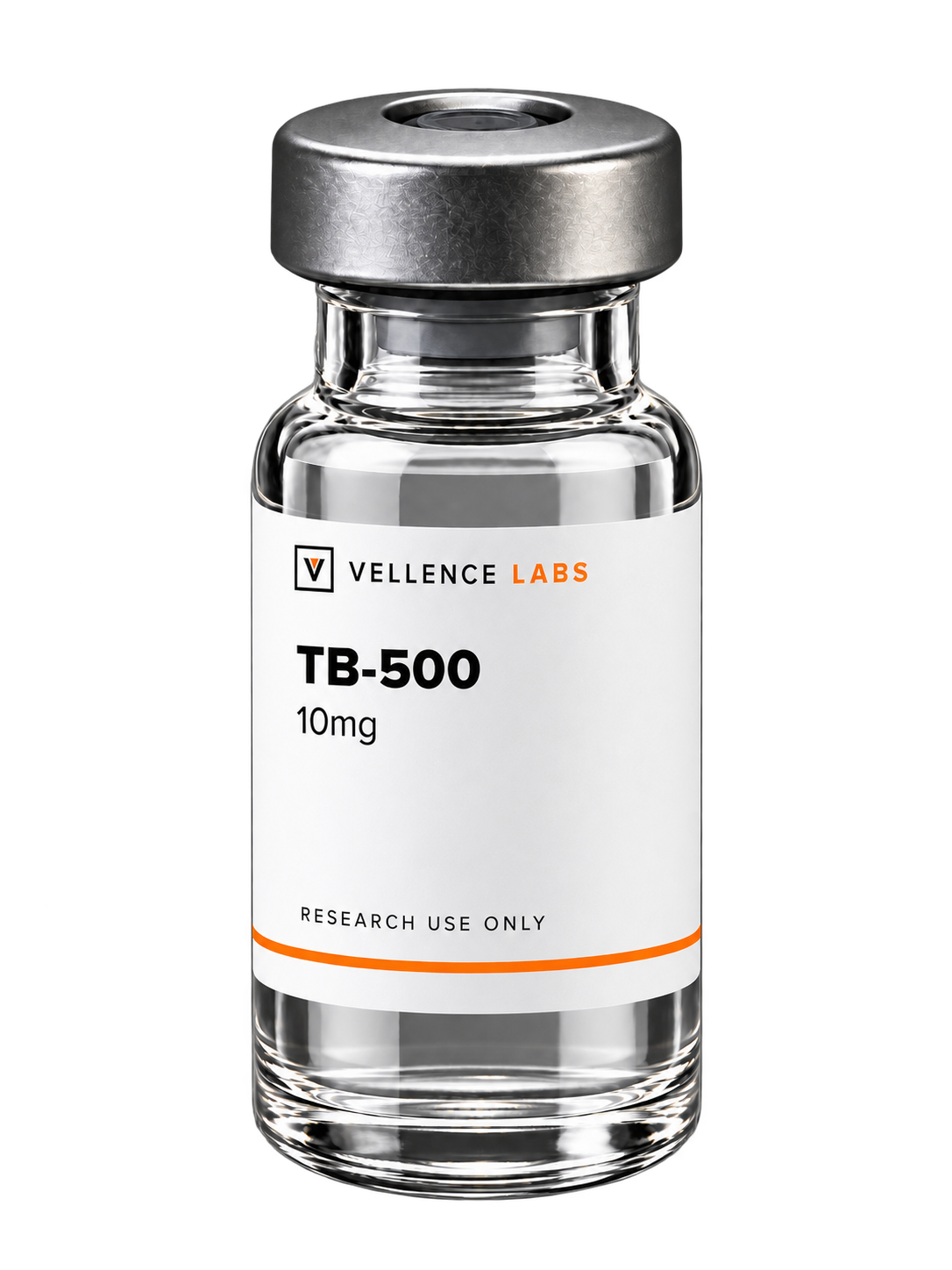 Vellence Labs TB-500 10mg research vial, research use only