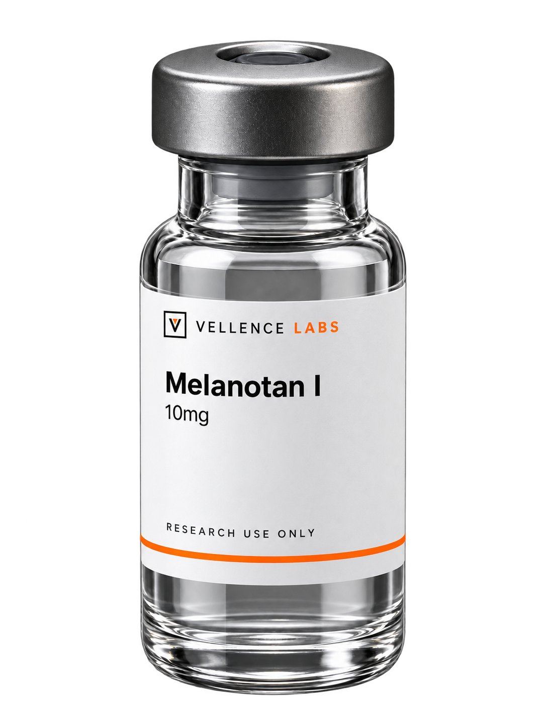 Vellence Labs Melanotan I 10mg research vial, research use only
