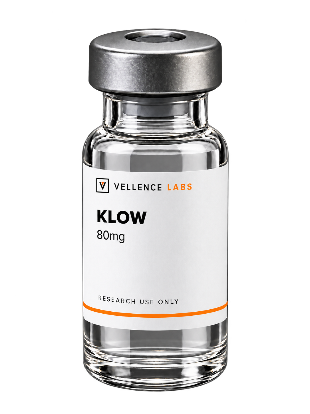Vellence Labs KLOW 80mg research vial, research use only